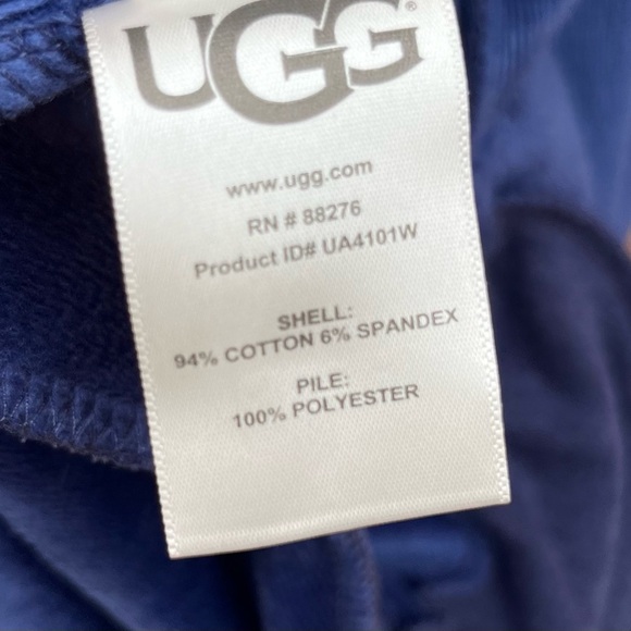 Ugg Australia Duffield II Wrap Robe Size Large Navy Blue - Picture 10 of 13